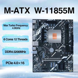 Combinación barata de CPU y placa base DDR4 CPU Xeon 6 núcleos 12 hilos Max4.9GHz INTEL Mobile para PC computadora de escritorio - Product Image 5