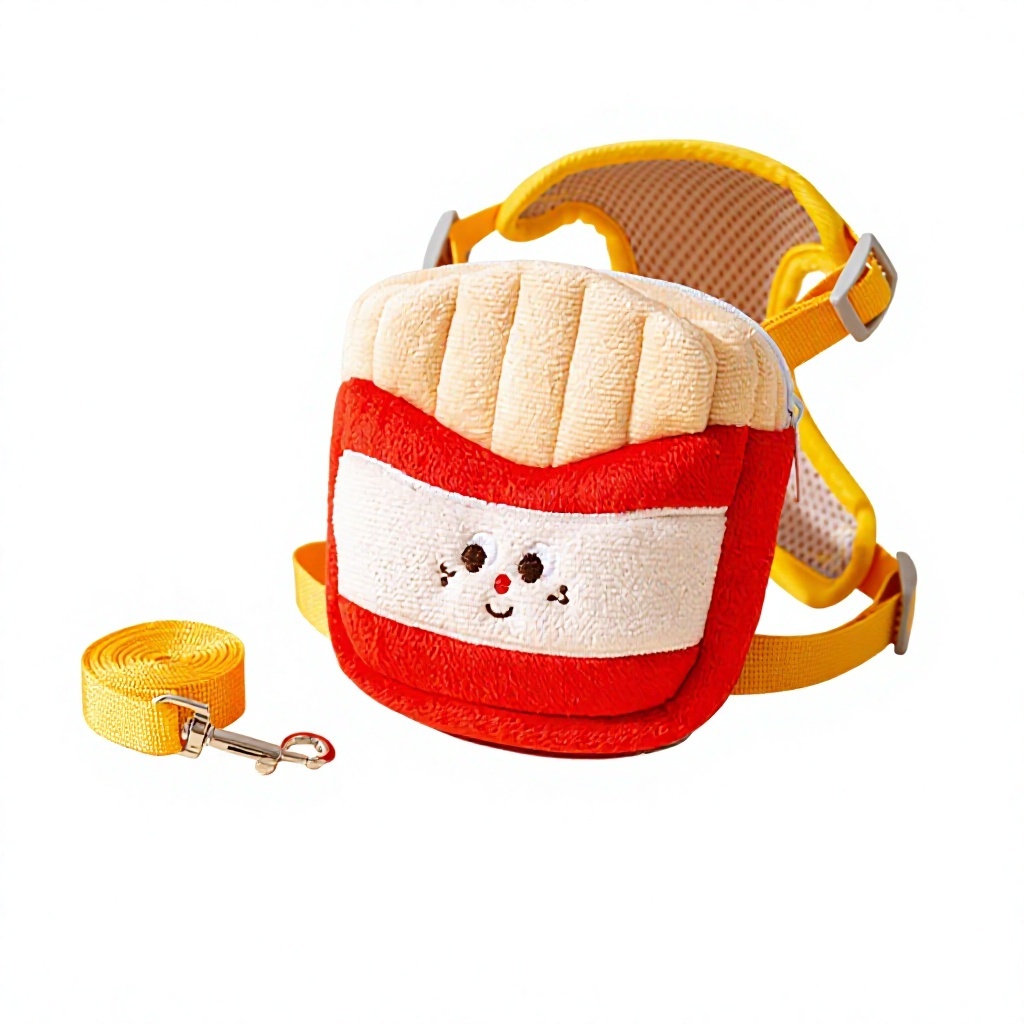 Backpack+traction rope red