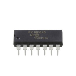 Pic16F676-I/P Dip14 microcontrollore 8-bit flashBom List programmazione Ic Pcb Assembly circuito integrato Pic16f676 IC CHIP - Product Image 1
