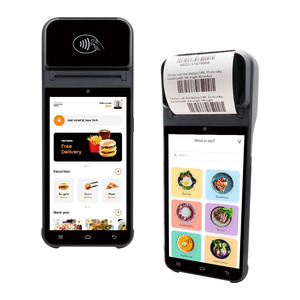Lector de código de barras Z92, dispositivo de sistema POS, Android 8,0, deca-core, SDK libre, NFC, portátil, escáner de código QR con impresora térmica
