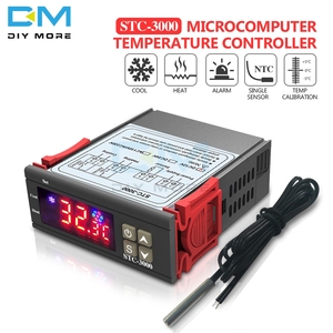 STC-1000 STC-3000 STC-3008デュアルLEDデジタルサーモスタット温度コントローラーDC12V 24V AC 110V220V加熱冷却レギュレーター - Product Image 2