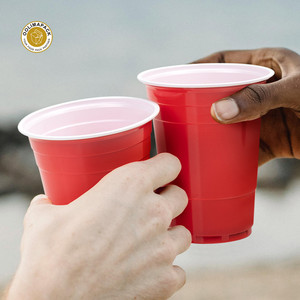 OOLIMAPACK Hot Selling <strong>16OZ</strong> PLA Party <strong>Cup</strong> Disposable <strong>Red</strong> PLA <strong>Cup</strong>
