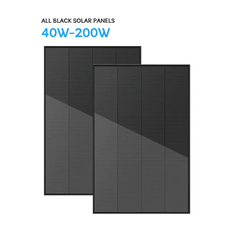 Panneau solaire de 185 watts 100 monocristallin 430 Structure panneau solaire est-ouest