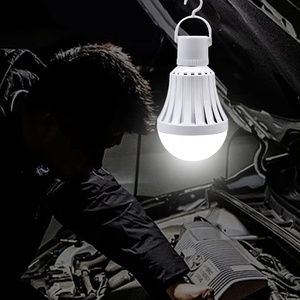 หลอดไฟ LED สีขาวชาร์จได้,แบตเตอรี่ Li-Ion สำหรับสำรองไฟฉุกเฉิน7W/9W/12W ส่งตรงจากโรงงาน - Product Image 6