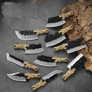 Mini Wooden Handle Knife Outdoor Camping Open Box with Chain Portable EDC <strong>Key</strong> Knife <strong>Cutter</strong> with Leather Sheath Chain - Product Image 6