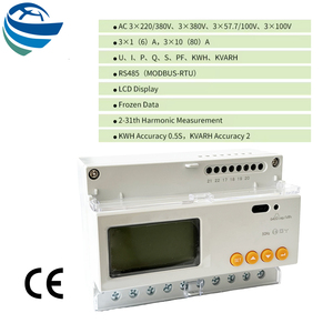 Entrada directa Modbus RS485 Monitoreo de distribución de energía CA Medidor de energía inteligente digital trifásico Monitor armónico Monitor de energía - Product Image 2