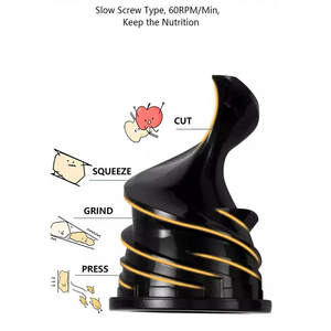 大口スロージューサーフルーツ低速ジュース抽出器新着ジュース抽出器 - Product Image 6