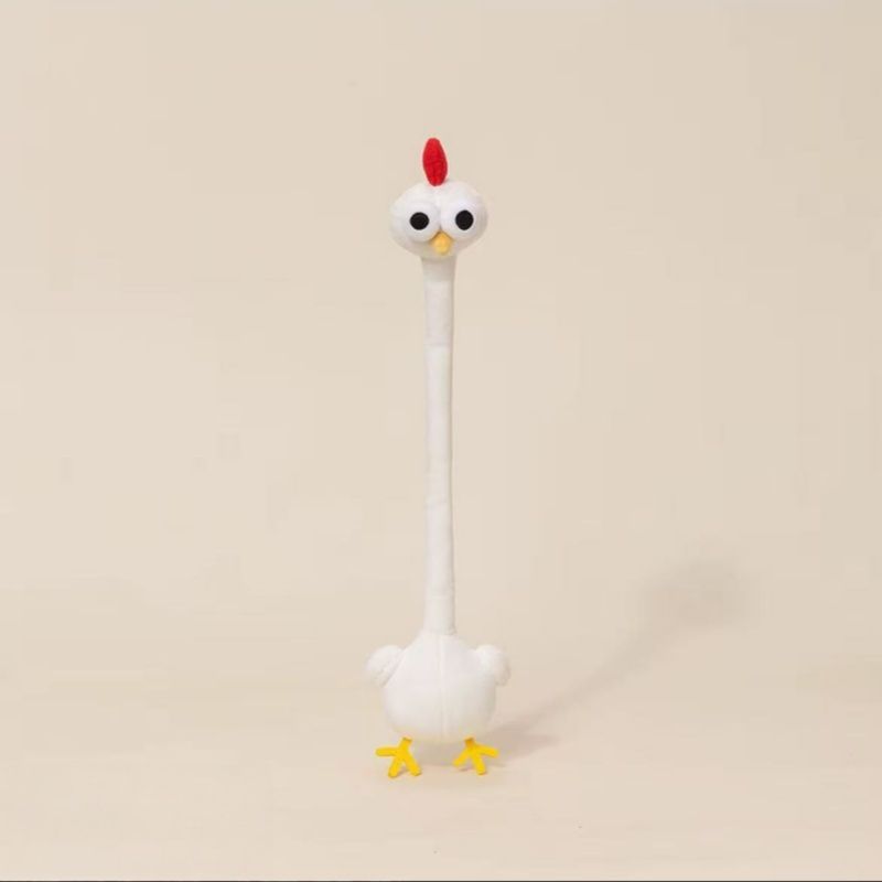 40cm evil little white chicken