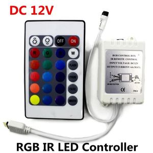 Dc 12V RGB IR điều khiển từ xa 24 phím dẫn lái xe Dimmer cho <span class=keywords><strong>LED</strong></span> Strip ánh sáng SMD 2835/3528/5050/5730/5630/3014 - Product Image 3