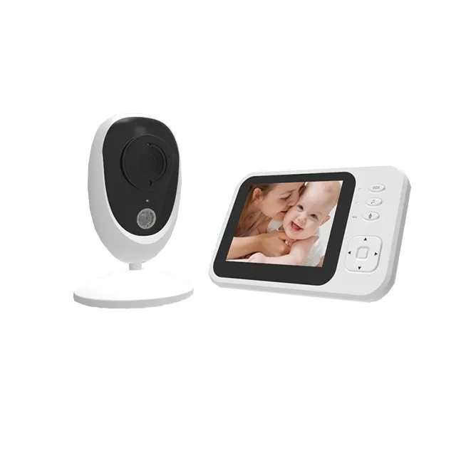Modelo de Venta caliente 3,5 pulgadas Digital Video inalámbrico Monitor de bebé con batería de 4500 mAh de Audio de dos vías