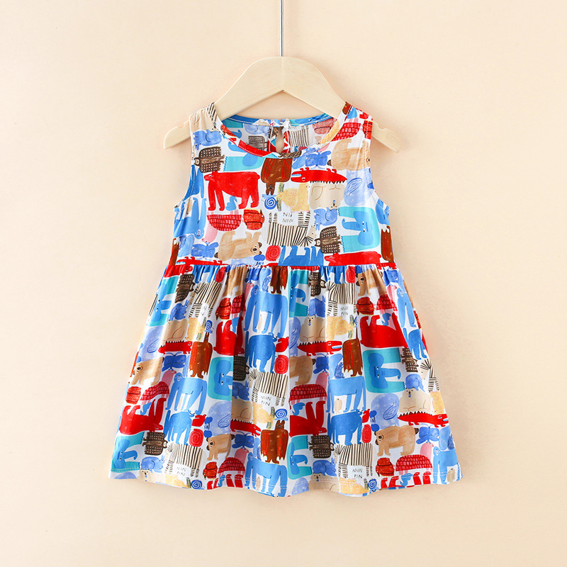 Colorful zoo cotton silk