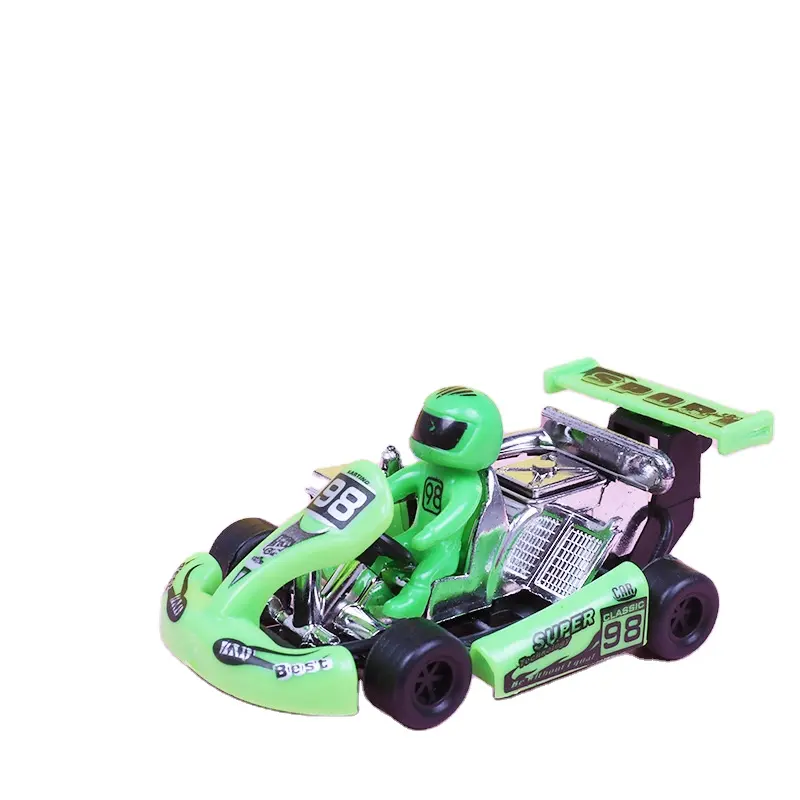 おもちゃの車ミニプラスチック漫画車プルバック車おもちゃモデルダイキャスト子供のための小型車のおもちゃ