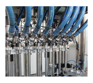 Npack Servo Motor Piston Pump 4 Heads Automatic Detergent Liquid <strong>Soap</strong> <strong>Mixing</strong> and Filling Machine - Product Image 5