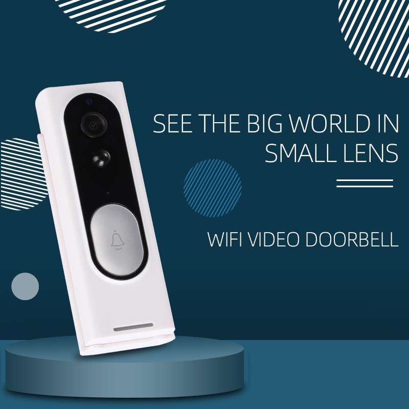Wifi Smart Wireless Intercom Doorbell M13 Anti-Theft Monitoring Remote Voice Video Doorbell