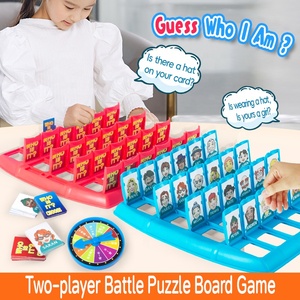 Custom Guess who <strong>I</strong> Am Parent-child Interaction Intellectual Thinking Training Toys Two-man Match Board <strong>Game</strong> Intelligence <strong>Game</strong> - Product Image 6
