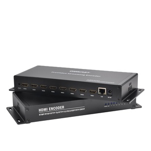 数字广播便携式H265 HEVC 8高清RTMP SRT编码器低成本8通道高清实时编码器 - Product Image 1