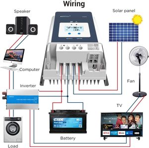 Solar Charge <strong>Controller</strong> 20A PV System EPEVER Tracer2206AN 12V 24V MPPT Battery <strong>Controller</strong> <strong>Voc</strong> 60Vdc