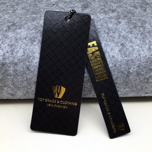 <strong>Customized</strong> Luxury Garment hang <strong>Tags</strong> with <strong>String</strong> White Black Cardboard Paper hang <strong>Tag</strong> Paper hang <strong>Tag</strong> for Garment - Product Image 4