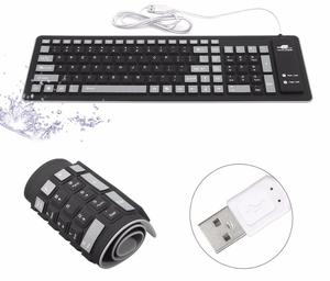 Teclado silencioso con cable para oficina y negocios, teclado portátil de varios idiomas, personalización al por mayor - Product Image 2