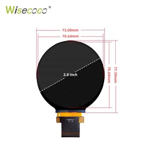 Economico 2.8 pollici 480x480 rotondo IPS LCD ad alta luminosità tutti gli angoli di visione schermo modulo TFT pannello display LCD - Product Image 2