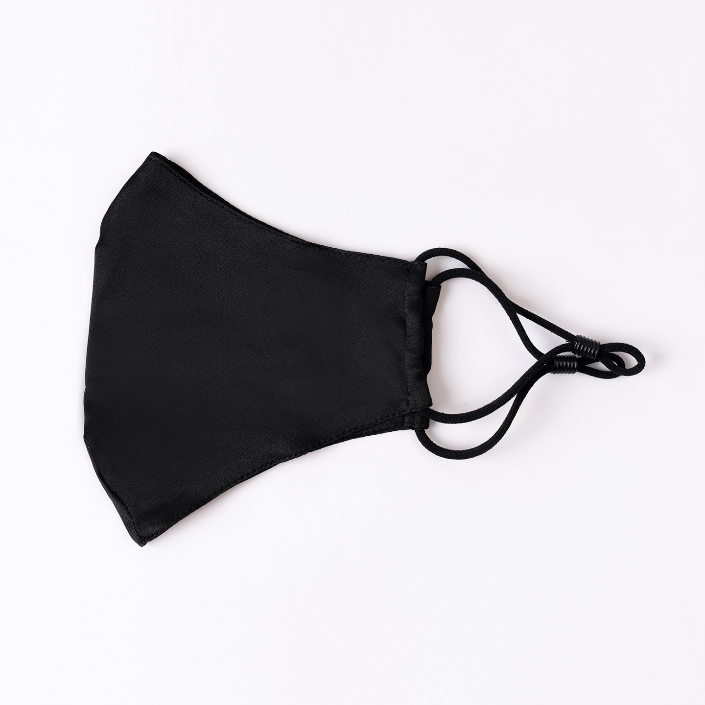 Black Pure silk face mask