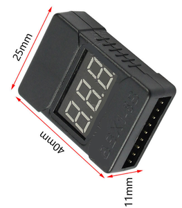 FYX Stock 1-8S display di potenza senza custodia BB suono allarme a bassa tensione XB100 display elettrico con guscio a doppia funzione cicalino - Product Image 3