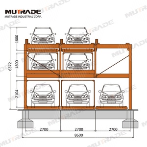 Hệ thống đỗ xe ô tô xếp chồng thủy lực nhiều tầng 3 tầng - Product Image 4