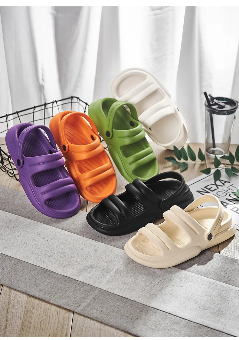 Trend Anti-slip Unisex Slippers and Sandals Beach Dual-use Non-slip Slippers for Men