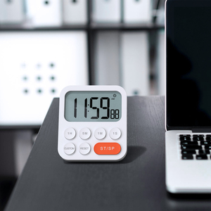 Heiß verkaufter digitaler LCD-Bildschirm-Timer mit großen Tasten und einfacher Bedienung Uhr Küchen-Timer mit magnetischer Absaugung - Product Image 1