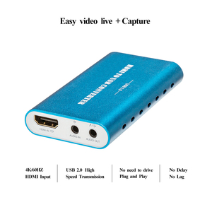 海威VC2.0 4k视频采集卡USB2.0 HDMI视频抓捕器记录盒直播带MIC输入 - Product Image 3