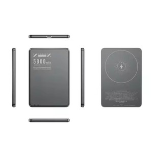 超薄型磁気急速充電ワイヤレスマグパワーバンクセーフミニポータブルパワーバンク5000mAh for Apple iPhone 16 15 14