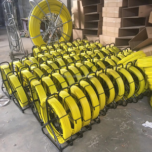 12mm 300m Fiberglass Cable Fiber Optic Duct Rodder Telecom Cable Threading Device Duct Rod