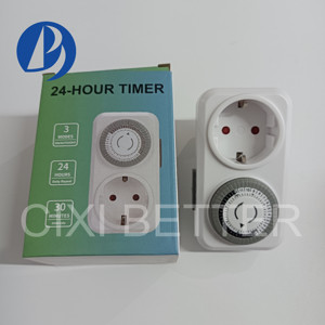Buon prezzo 30 minuti Timer meccanico interruttore per la cucina meccanico programmatore Timer con spina e presa