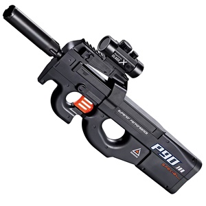 KK yeni P90 yarı otomatik Splat Blaster oyuncak tabanca 7-8mm jel bomba eğitim çekim oyunu için eğlenceli sıçramak Blaster top Gun için Boy - Product Image 1