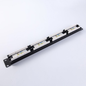 ケーブル管理カラフルなコードラベル付き高数量パッチパネル24ポートCat6 - Product Image 6