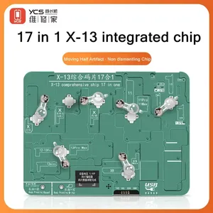 YCS 17 in1 EEPROM Chip Test Stand di smontaggio-lettura libera scrittura Baseband Chip Logic programmatore per IP X-13PM di riparazione Tester