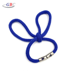 Cordón de poliéster de diseño personalizado con puntas de metal para sudaderas con capucha - Product Image 2