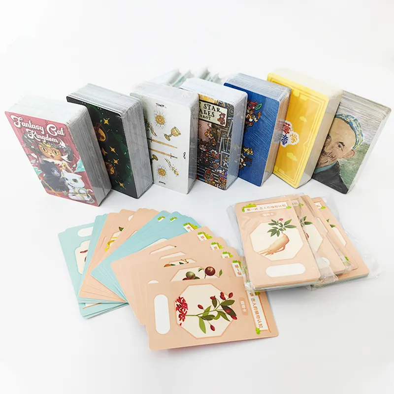 Fabricante personalizado de mini cartão flash para crianças, mini cartão de desenho animado para treinamento de memória