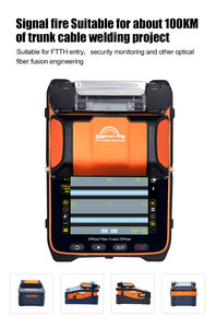 AI9 Fusion Machine Glasfaser-Spleiß geräte POE-kompatibel für FTTH 5G WiFi-Netzwerke Verwendete optische Fusion SM IP 3G GSM TCP