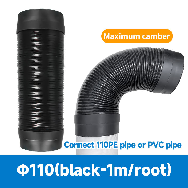 Tube de silencieux noir