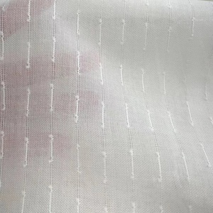 亚麻和提花设计薄纱窗帘面料IFR可用房间窗户装饰薄纱面料 - Product Image 5