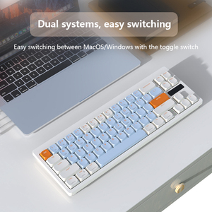 2.4G Wireless Dual-Mode Low-Profile Ultra-Thin Silent Mechanical <strong>Keyboard</strong> for Office Laptop Use - Product Image 6