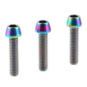 7075 6061 personalizado M2 M3 M4 M5 M6 métrico colorido Din912 botón cabeza hueca hexagonal tornillo de aluminio anodizado - Product Image 6