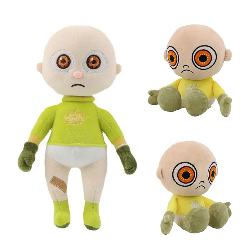 Personaje Nuevo El bebé en ropa amarilla bebé juguete de peluche bebé acción muñeca de dibujos animados personaje de peluche juguetes de peluche muñeca