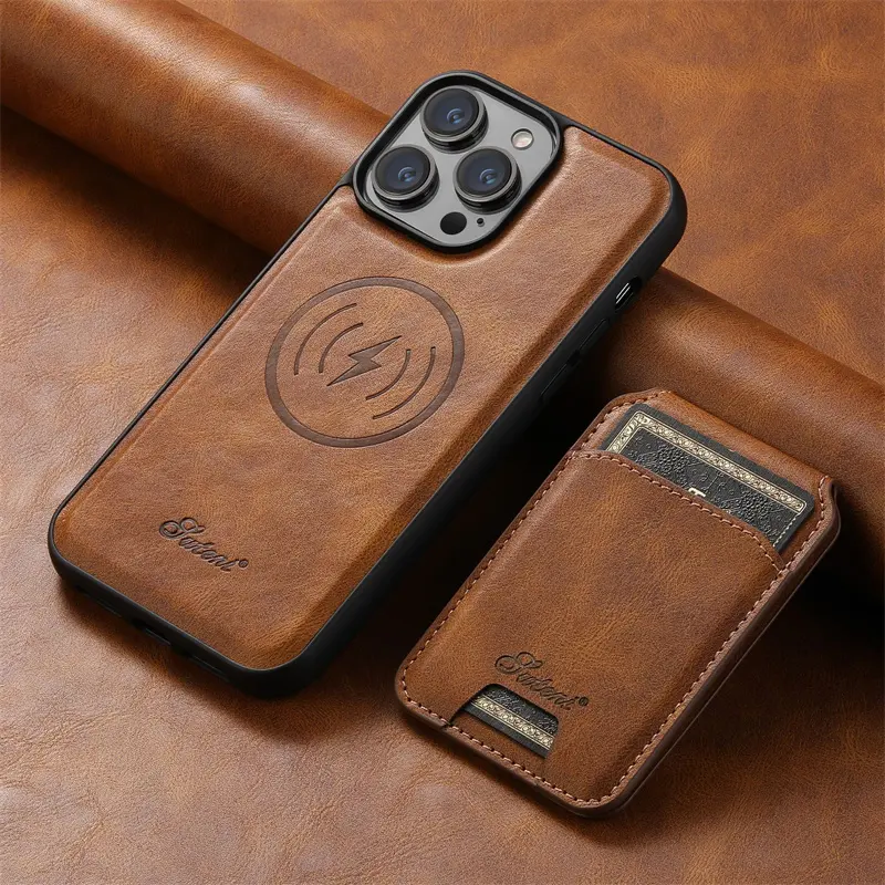best seller magnetic card bag phone case wallet for iphone 12 13 14 15 pro max plus luxury case