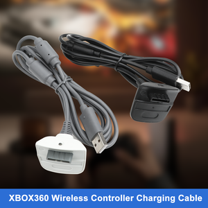 Black 6FT Charging Cable for <strong>Xbox</strong> <strong>360</strong>, USB Charging Cable Compatible with Microsoft <strong>Xbox</strong> <strong>360</strong>, Slim Wireless Game Controllers - Product Image 2