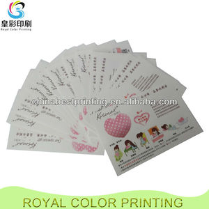Business Card Offset Paper for <strong>Flyer</strong> Menu Catalog Printing Service for Restaurants Coffee Shops Diplomas <strong>Companies</strong> in China - Product Image 6