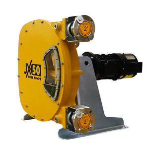 Dn50 משאבת peristaltic תעשייתית זרימה גבוהה עבור slurry מרגמה וקצף בטון משופר עיצוב משאבת צינור משופרת