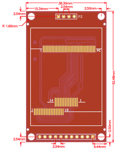 Vorrätig 2 Zoll 176 * 220 TFT LCD-Display-Modul mit ILI9225 Treiberregler für Arduino UNO STM32