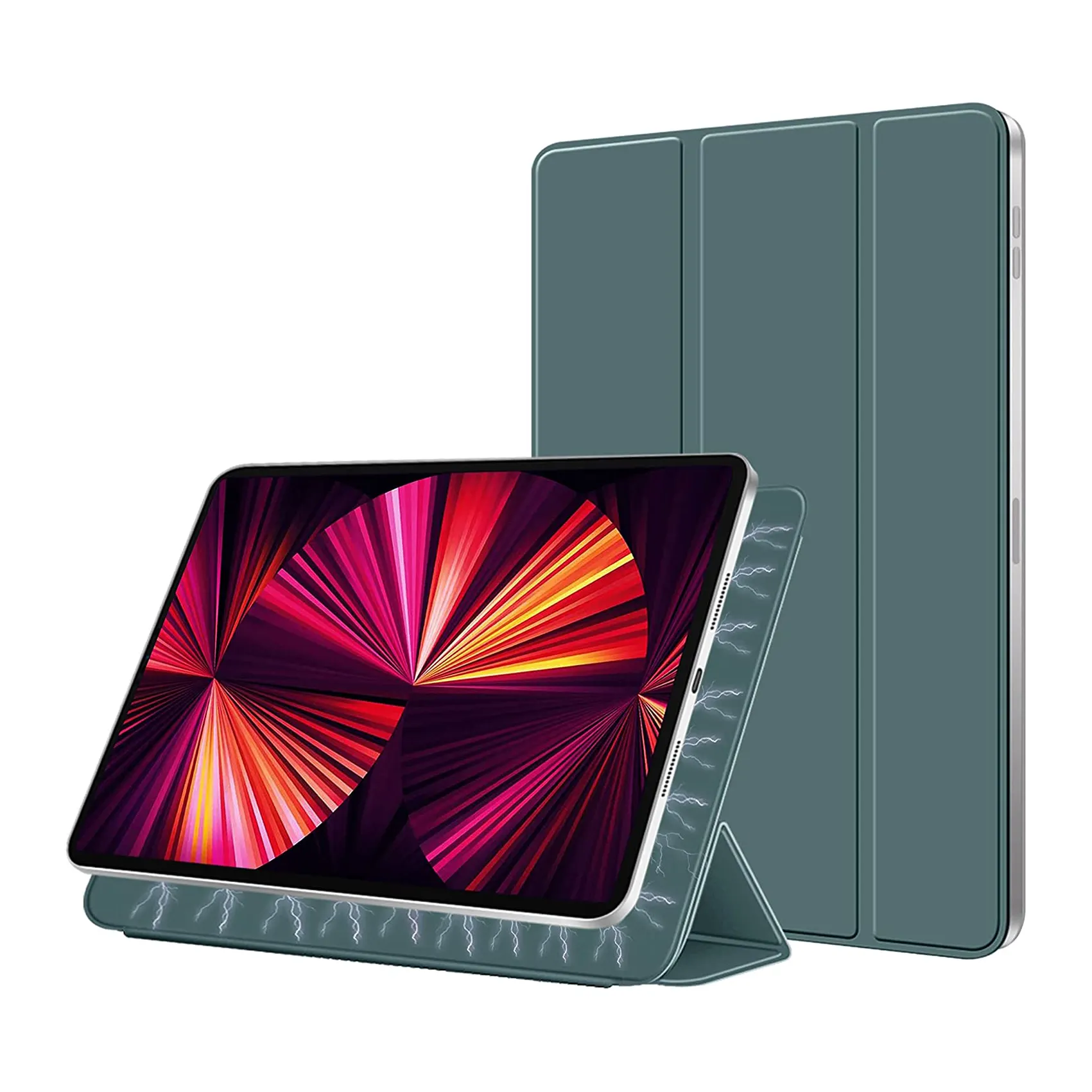 경량 PU 가죽 스마트 마그네틱 케이스 iPad Pro 11 인치 자동 깨우기 수면 태블릿 케이스 iPad Pro 11 2020 2021